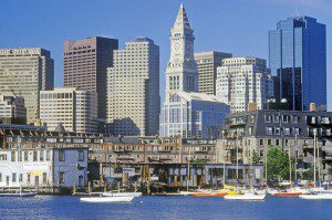 View From the Boston Harbor Cruise